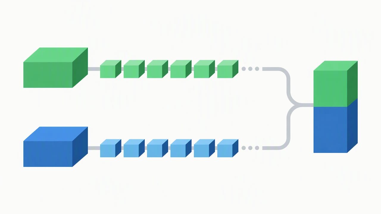 Illustrated comparison of accumulated loan costs