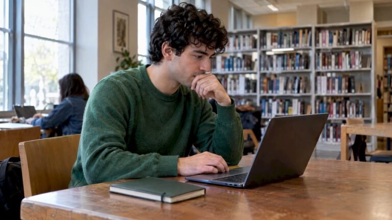 Borrower comparing student loan repayment options