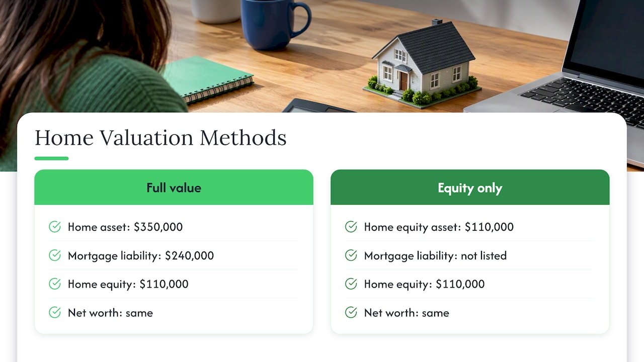 Two equivalent ways to count home equity